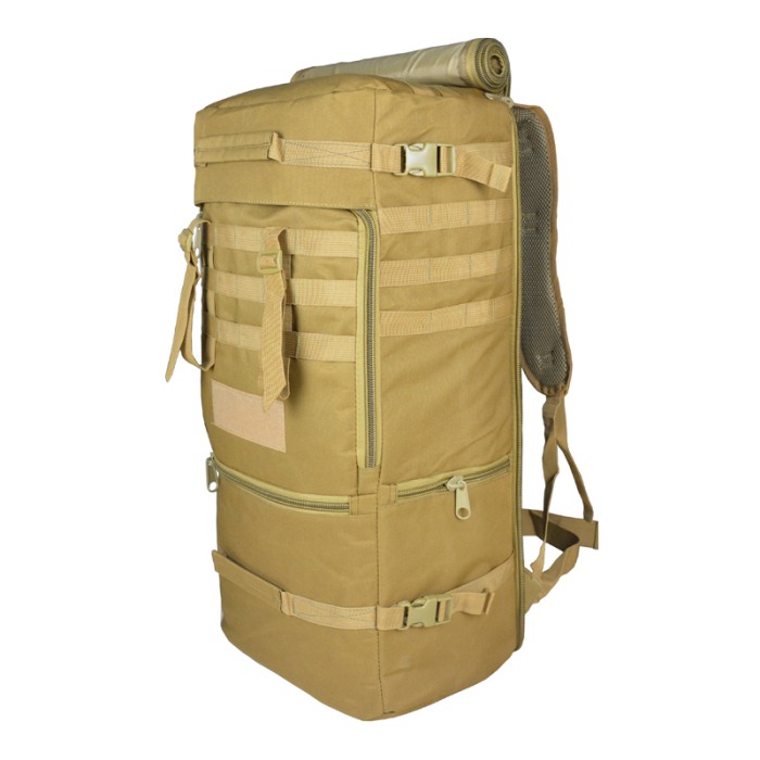 Tactical Airsoft Military Packbag Outdoor Tactical Travel Bag Tan - Click Image to Close